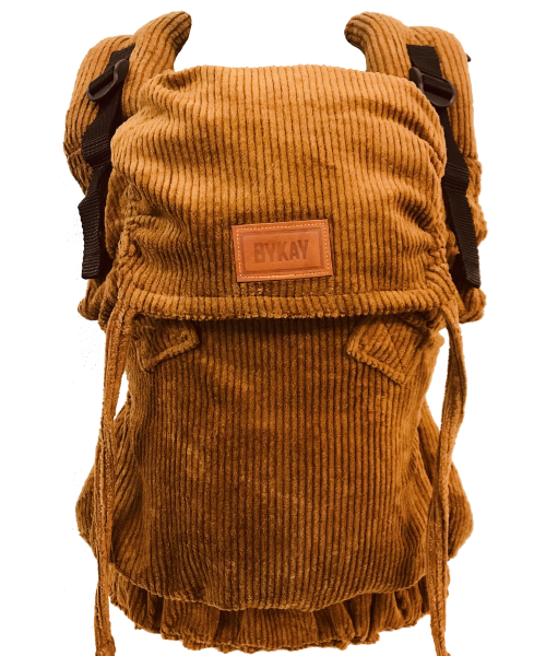 2e kans Draagzak Click Deluxe • Ribbed Velvet Mustard Brown