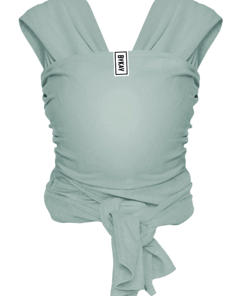 Second chance Baby carrier Stretchy Wrap Deluxe • Minty Grey M 