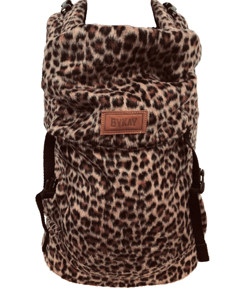 Second Chance Draagzak Click Classic • Leopard Wool Rust