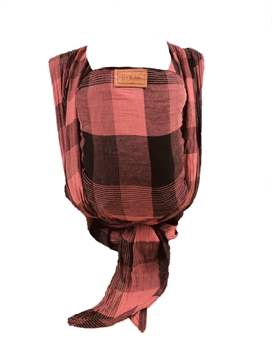 RedPlaid Woven Wrap 3D Beeld 