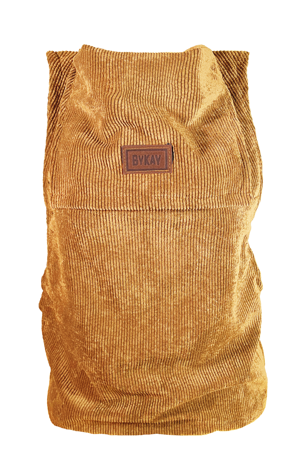 Ribbed velvet Mustard brown vrij lichter